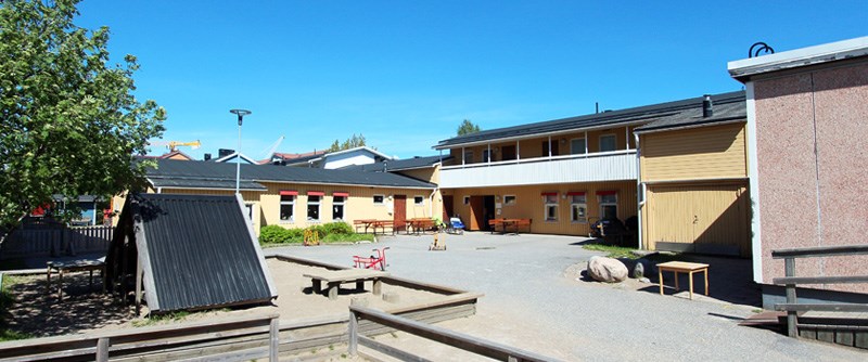 Vy över Gripens förskola