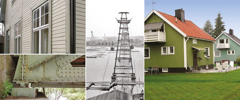 I industrialiseringens spår byggdes egnahem under 1904-1948 i byarnas utkanter och i de nya bruksorterna.