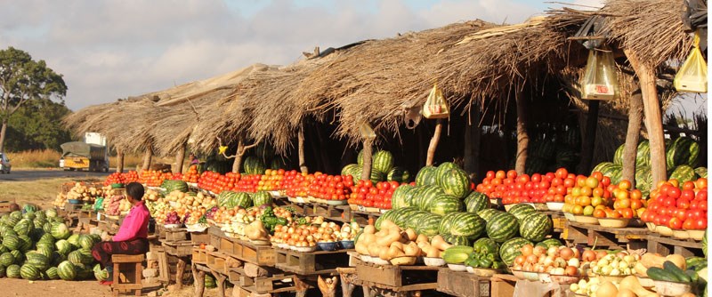 Marknad i Zambia