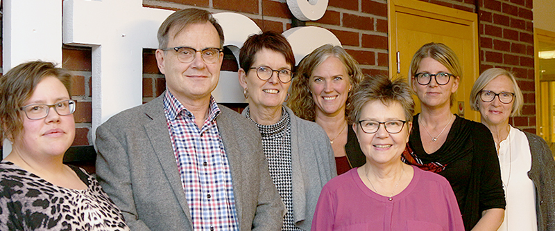 Bodil Johansson, Per-Olof Erixon, Ann-Charlotte Dahlbäck, Ulrica Bergmark, Inger Erixon Arreman, Sara Viklund och Kristina Hansson.