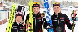 Anna, Hanna och Elvira kommer till Piteå för SM på hemmaplan