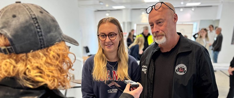 Många medborgare kom förbi för att  titta närmare på den planerade sträckningen genom södra Piteå