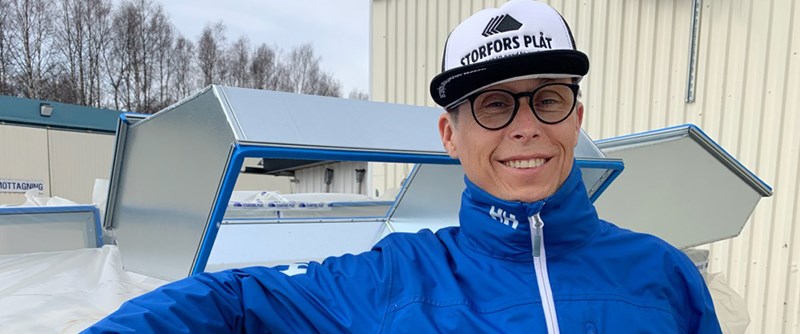 Magnus Eriksson är nöjd med företagets ökade omsättning det senaste åren.