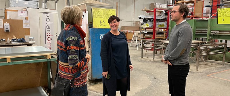 I fabriken på Polardörren