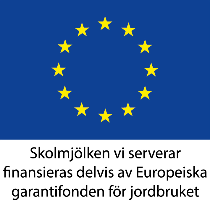 EU-logotyp för skolmjölksstöd