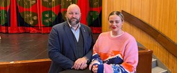 Patric Lundström och Kata Nilsson, Piteå kommuns kommunalråd (S) för mandatperioden 2023-2026.