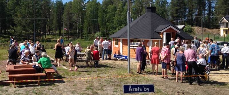 Koler firar utmärkelsen Årets by 2014