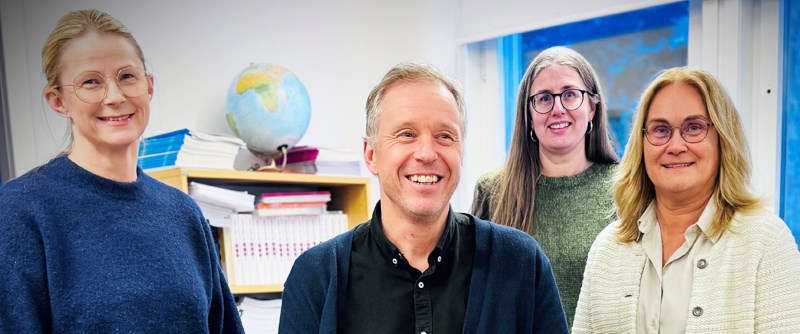 Anna-Maria Johansson, Martin Eriksson, Maria Wiklund och Christina Wiklund. 