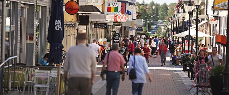 Storgatan - en pulsåder i shoppingstaden.