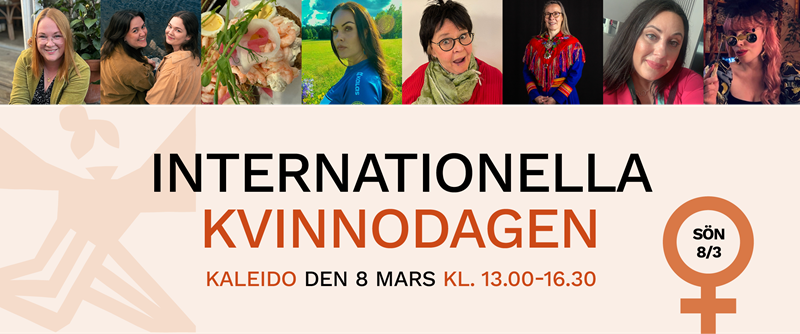 Internationella kvinnodagen firas på Kaleido 8 mars