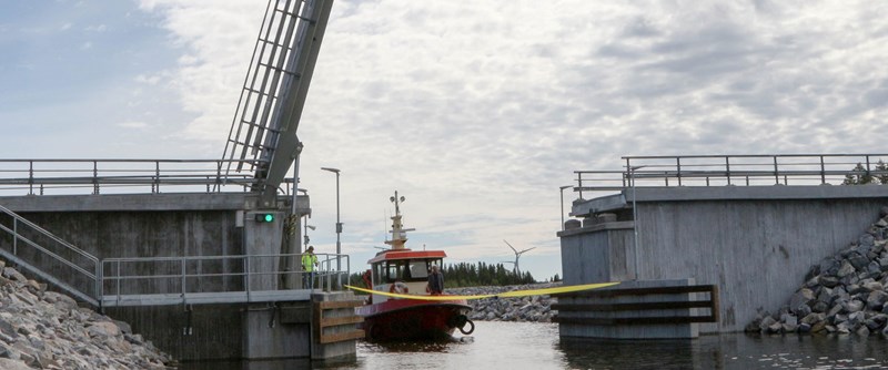 Invigning av  Bondökanalen 