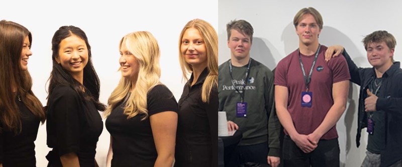 Charmclip UF och NordVolt UF är två av företagen som deltar på årets regionala UF-mässa den 26 mars i Luleå Energi Arena.