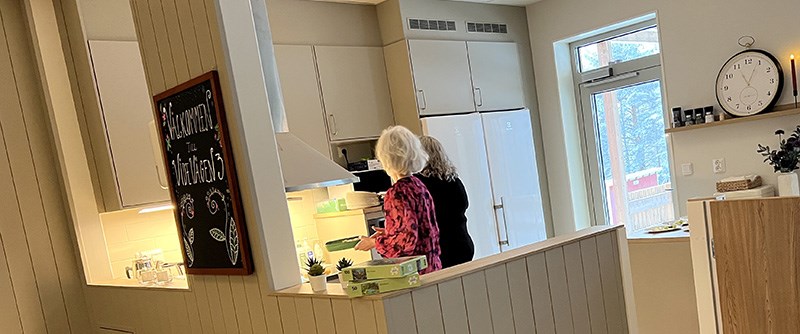 Det gemensamma köket.