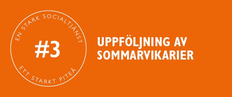 Förbättring nr 3 - Uppföljning av sommarvikarier.
