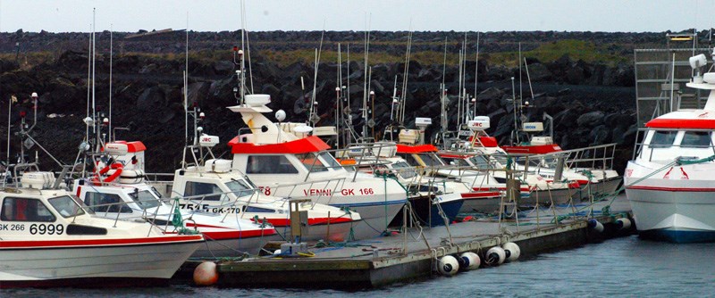 Hamnen i Grindavik