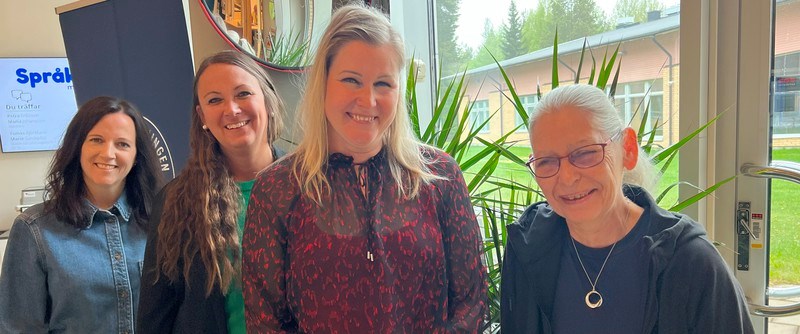 Petra Eriksson, Josefine Svärdsudd, Annika Risberg och Åsa Tjernström.