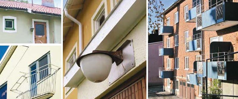 Folkhemmets byggnader bär på många omsorgsfulla detaljer. Fritidshuset tillåter folket att leva i all enkelhet i naturen.