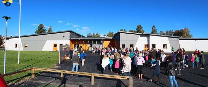 Strömnässkolans nya fräscha skola invigdes augusti 2016