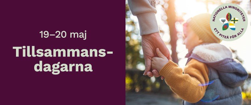 Under Tillsammansdagarna får alla femåringar i förskolan upptäcka, utforska och lära sig om nationella minoriteter. 