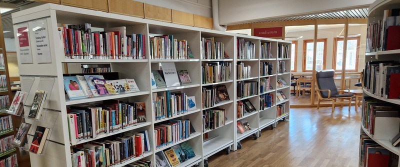 Piteå stadsbibliotek har stängt från 27/8-7/9. Öppnar 8/9