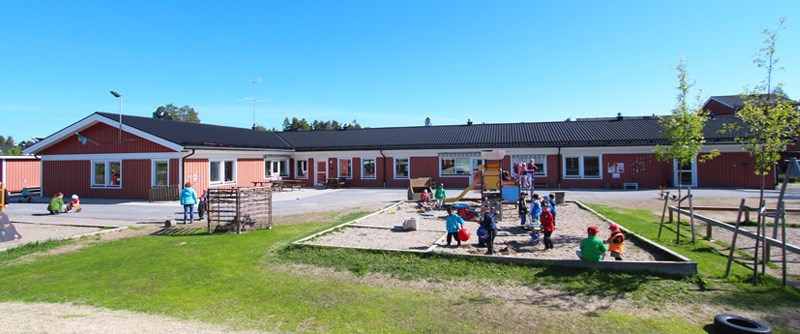 Vy över Ostronstigens förskola