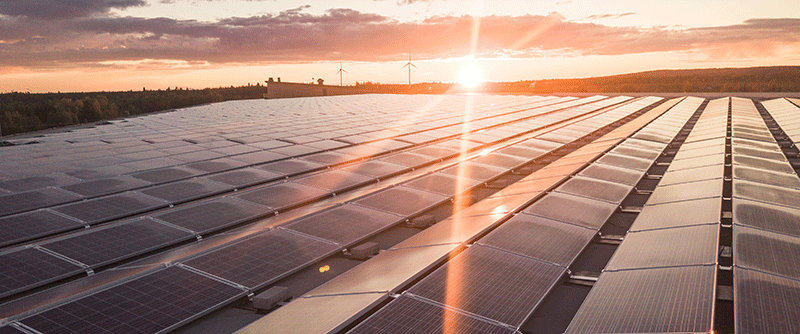 Arbetet med solenergi är intensivt i Piteå.