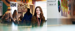 Hanna Classon, socionom i skolan, finns nära tillhands för eleverna. 