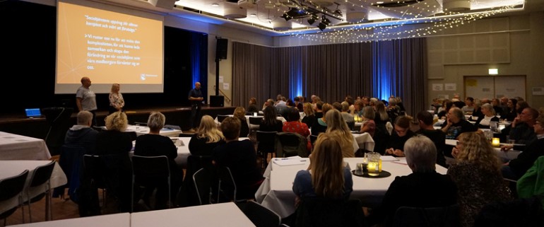 Ett 80-tal personer från olika delar av Socialtjänsten har pratat om hur de ser på framtidens Socialtjänst.