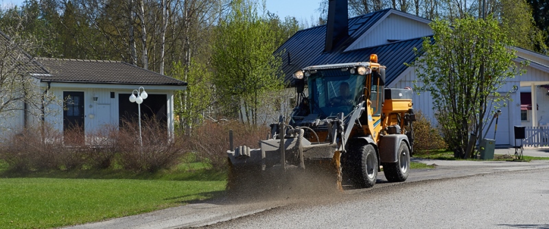 Sandsopning pågår