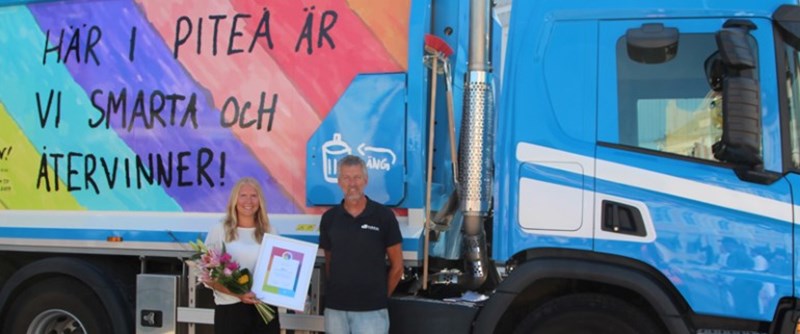 Josefin Sjögren och Frank Häggbom från Pireva. 