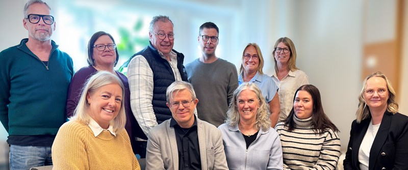 Delar av Piteå utbildningsvetenskapliga råd samlade på bild.