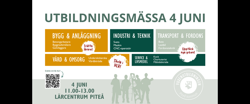 Utbildningsmässa 4 juni