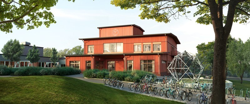 Så här ska den utbyggda Sjulnässkolan se ut.