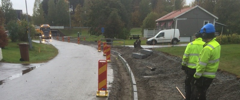 Boende på Kvarngatan får en bättre trafikmiljö.